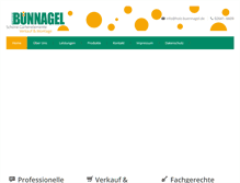 Tablet Screenshot of holz-buennagel.de
